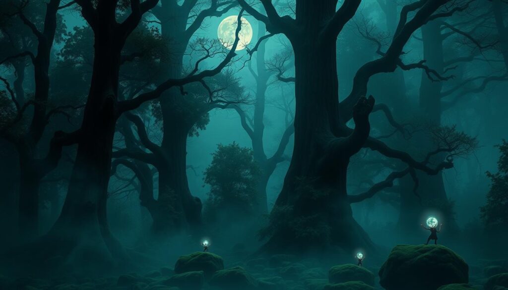 Mysterious Forest Haunting Landscapes