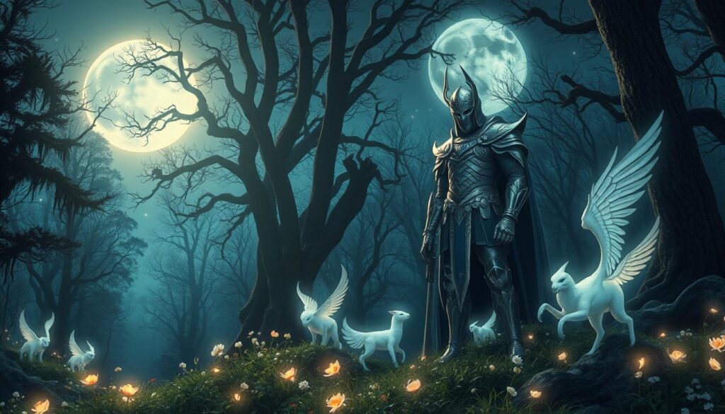 Whispers of the Moonlit Guardian