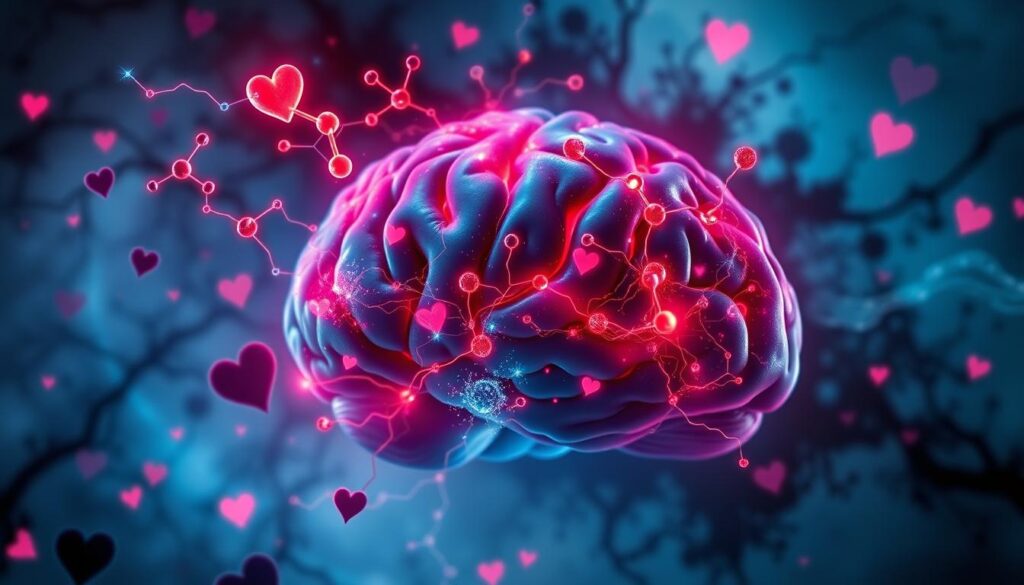 Brain chemistry in attraction